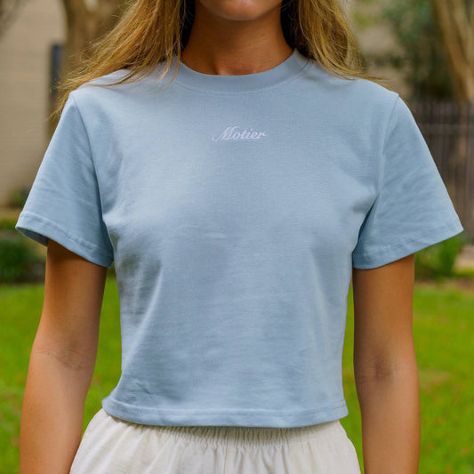 The Script Luxe Crop (Skyway) - Motier Lafayette 