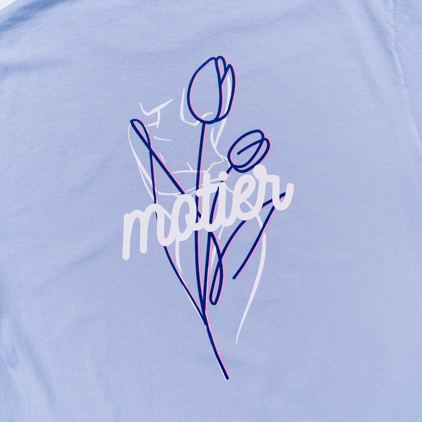 The Sculpture Luxe Tee (Cashmere Blue)