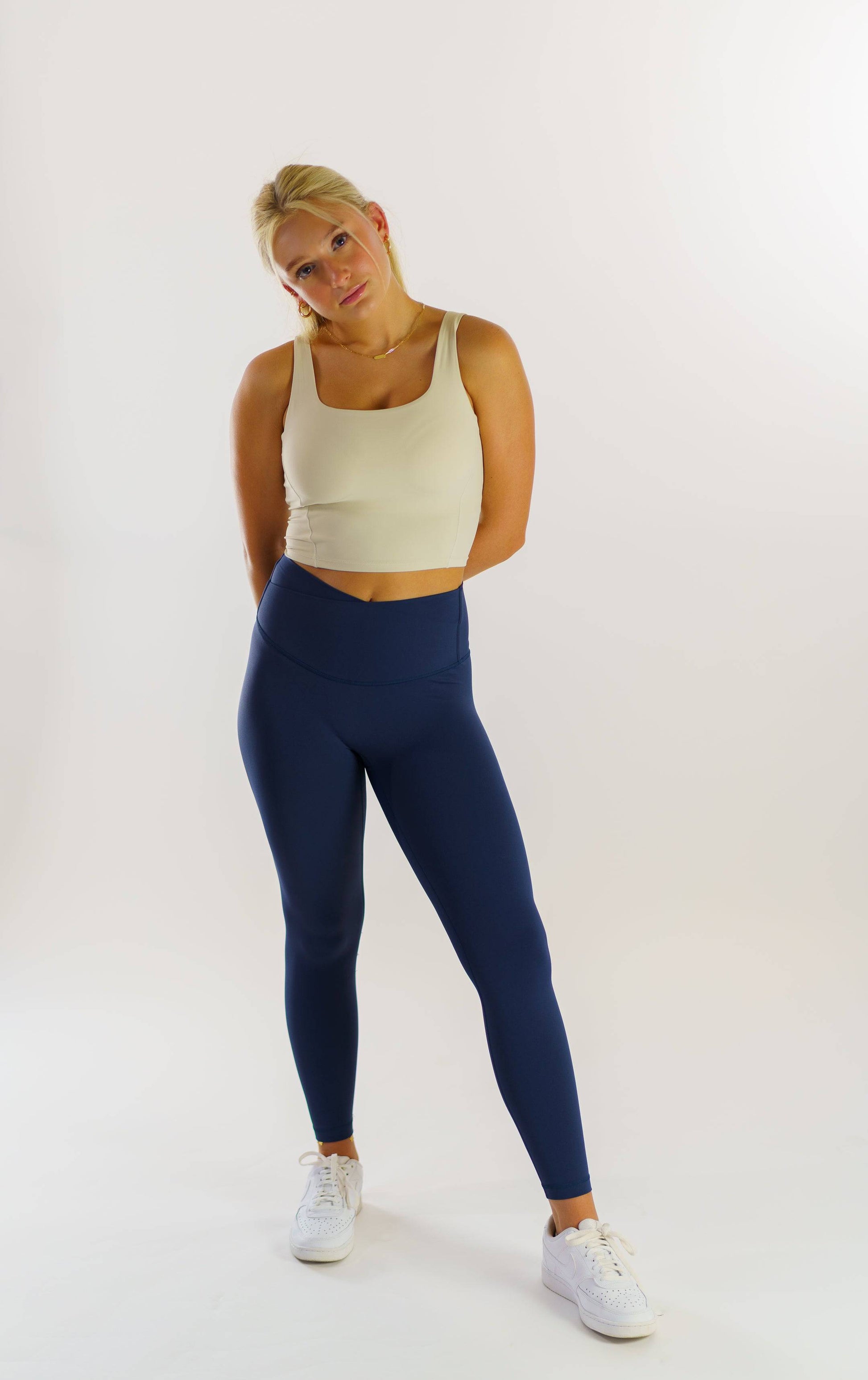 Seamless Scoop Neck Molded Tank (Ivory) - Motier Lafayette 