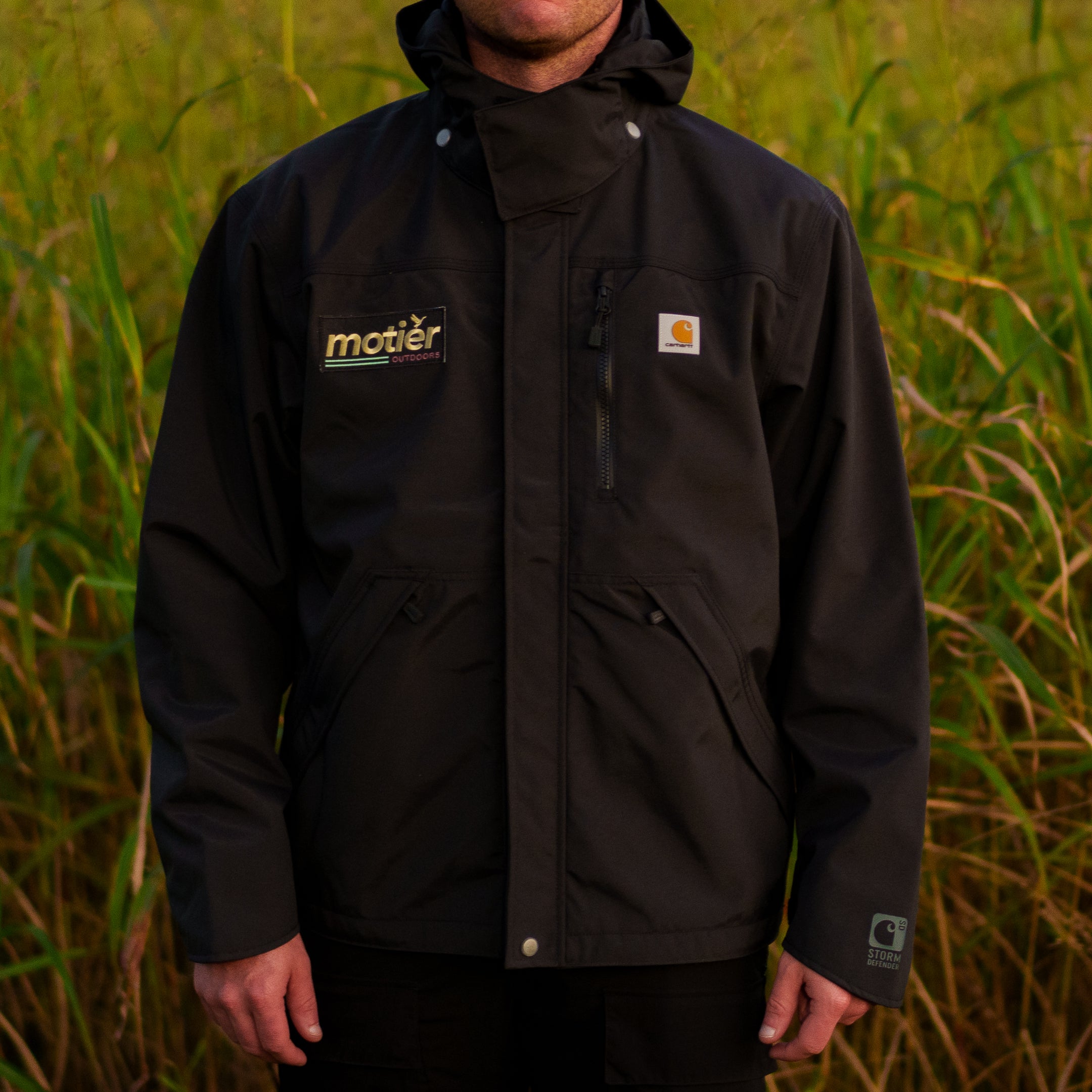 The Motier Outdoors Shoreline Jacket (Black) - Motier Lafayette 