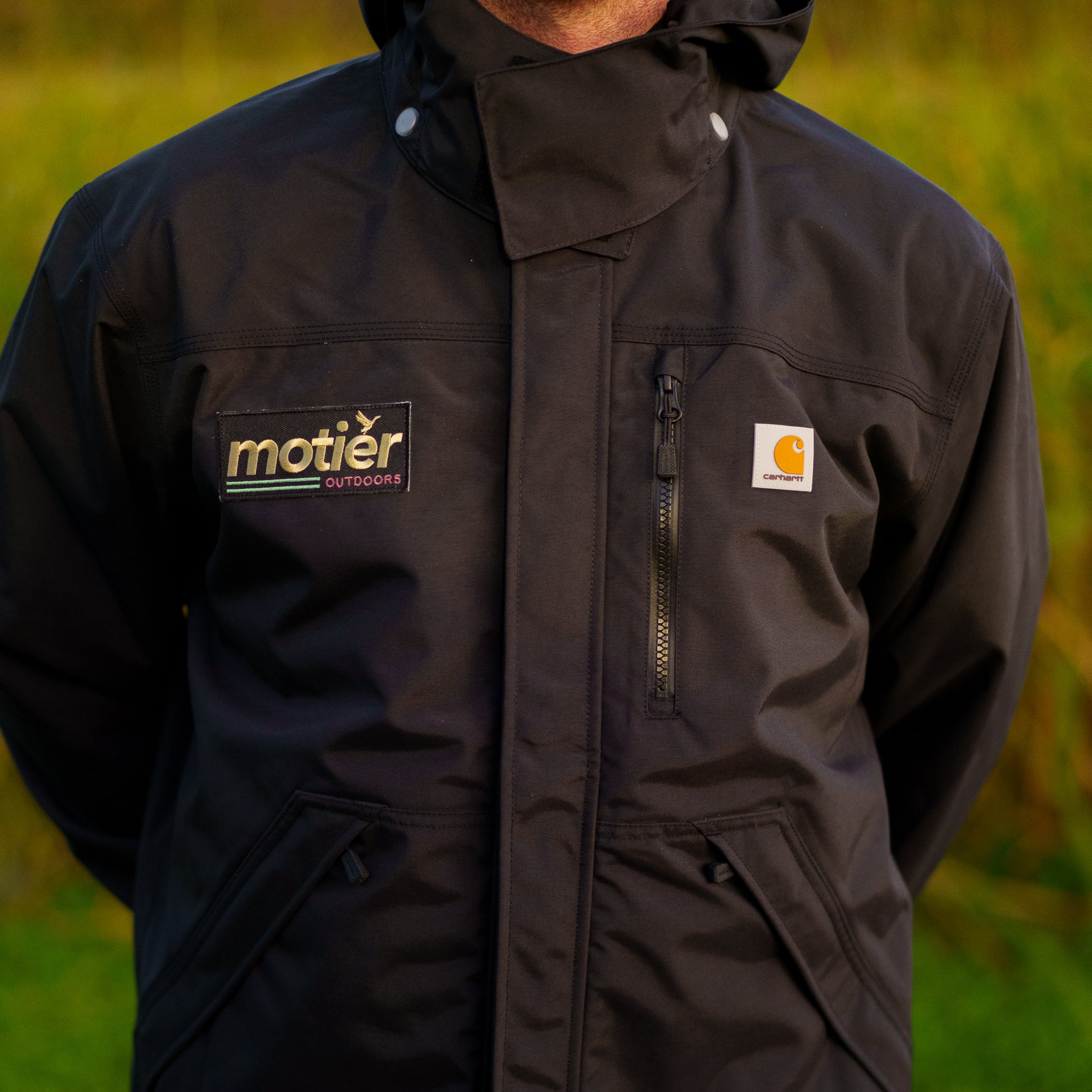 The Motier Outdoors Shoreline Jacket (Black) - Motier Lafayette 