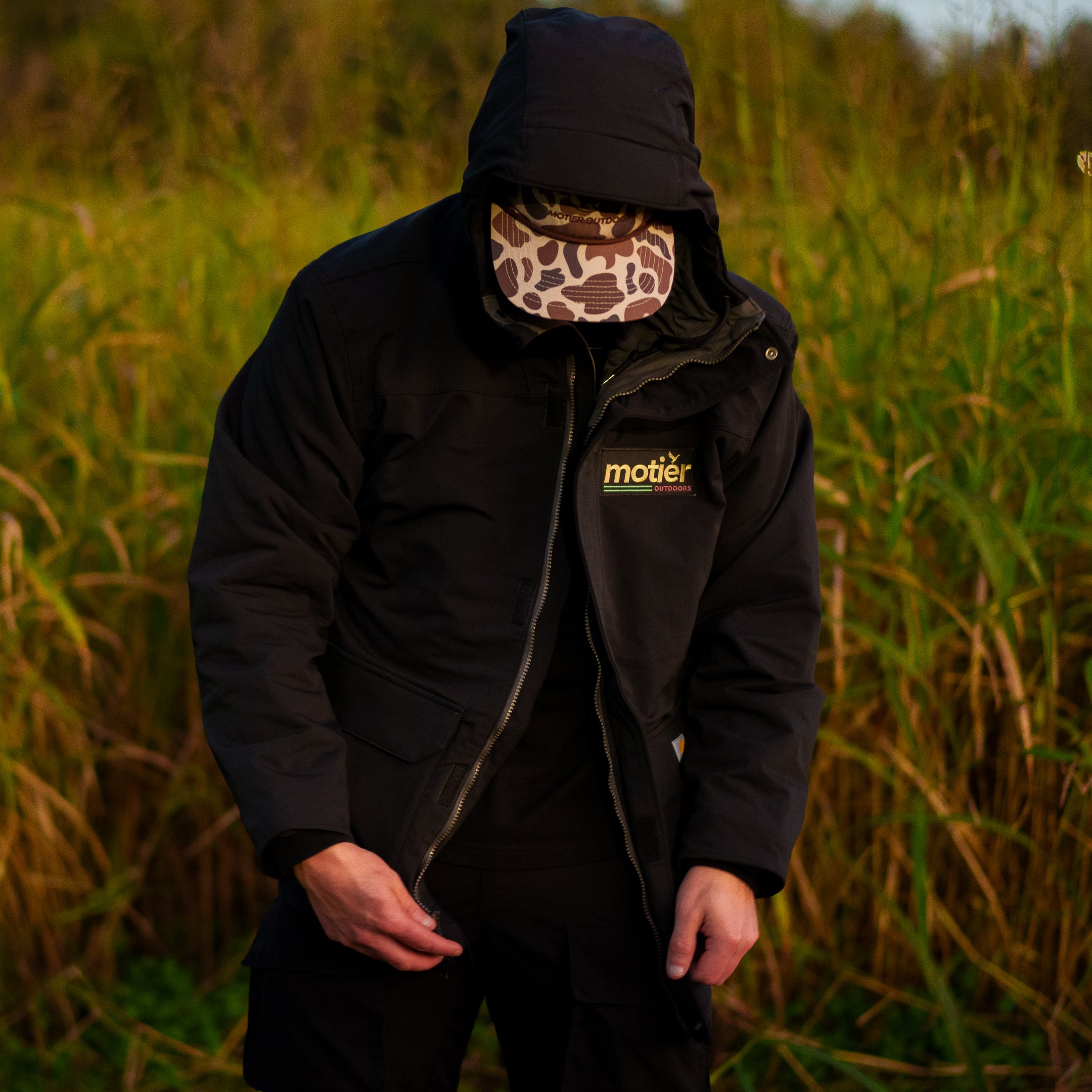 The Motier Outdoors Shoreline Jacket (Black) - Motier Lafayette 