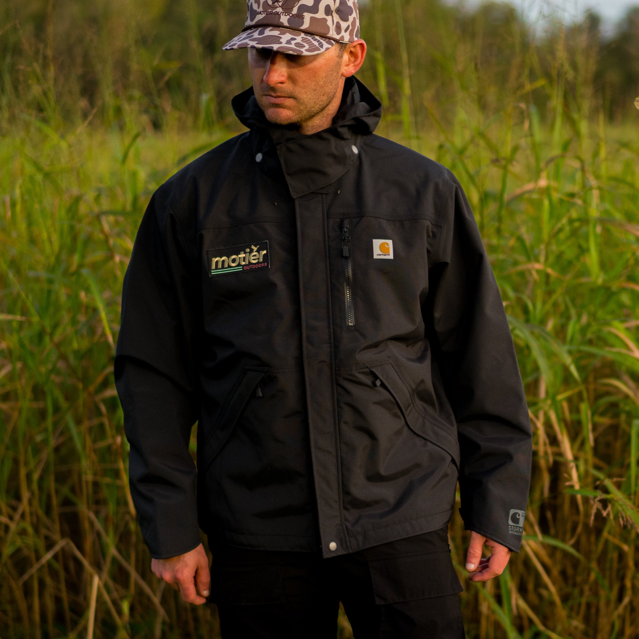 The Motier Outdoors Shoreline Jacket (Black) - Motier Lafayette 