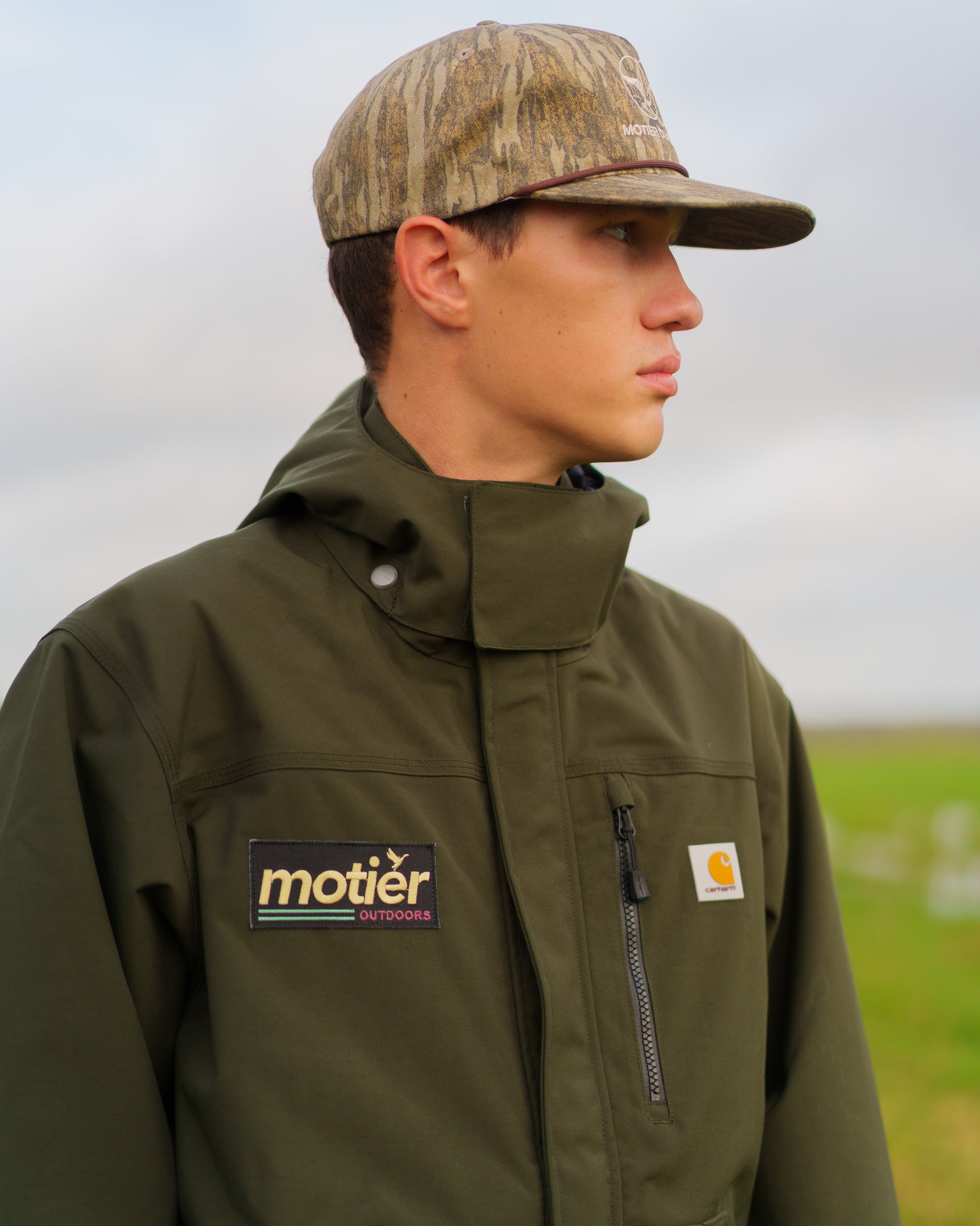 The Motier Outdoors Shoreline Jacket (Olive) - Motier Lafayette 