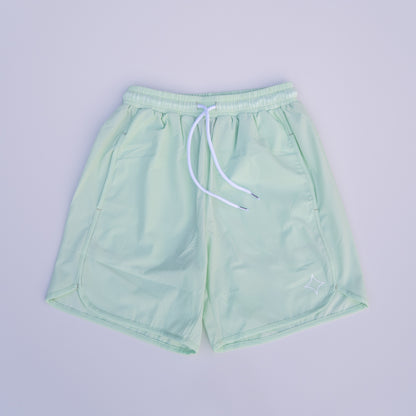 Refined Active Shorts (Pastel Green)