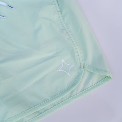 Refined Active Shorts (Pastel Green)