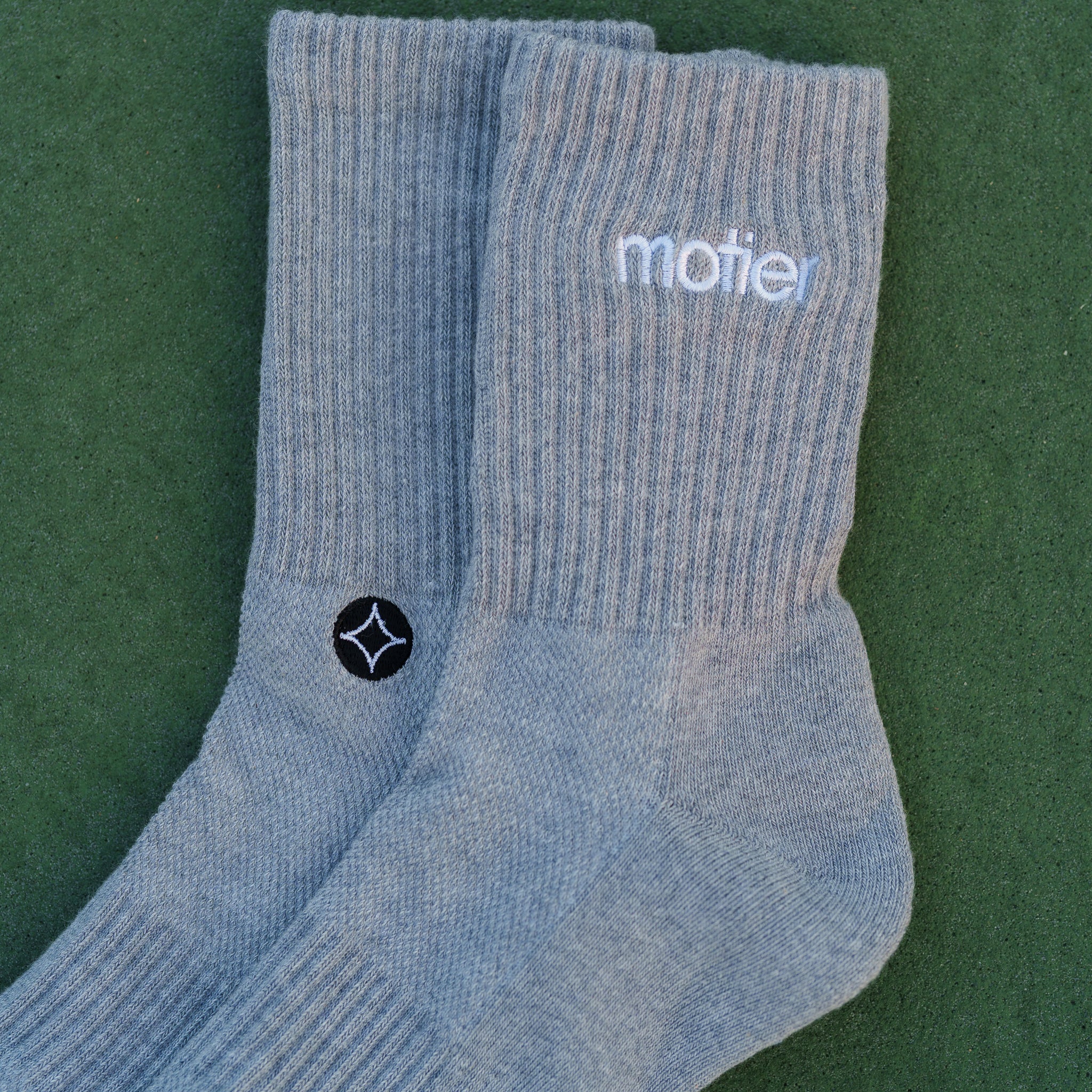 Nyx Quarter Socks (Ash Grey) - Motier Lafayette 