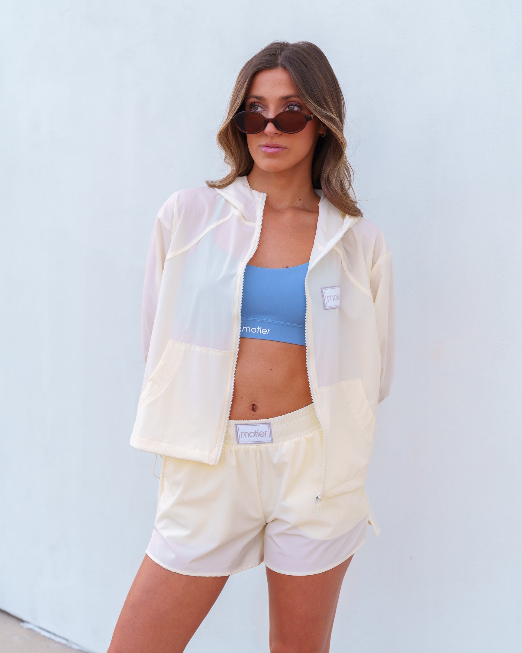Solace Full-Zip Jacket (Pale Yellow)