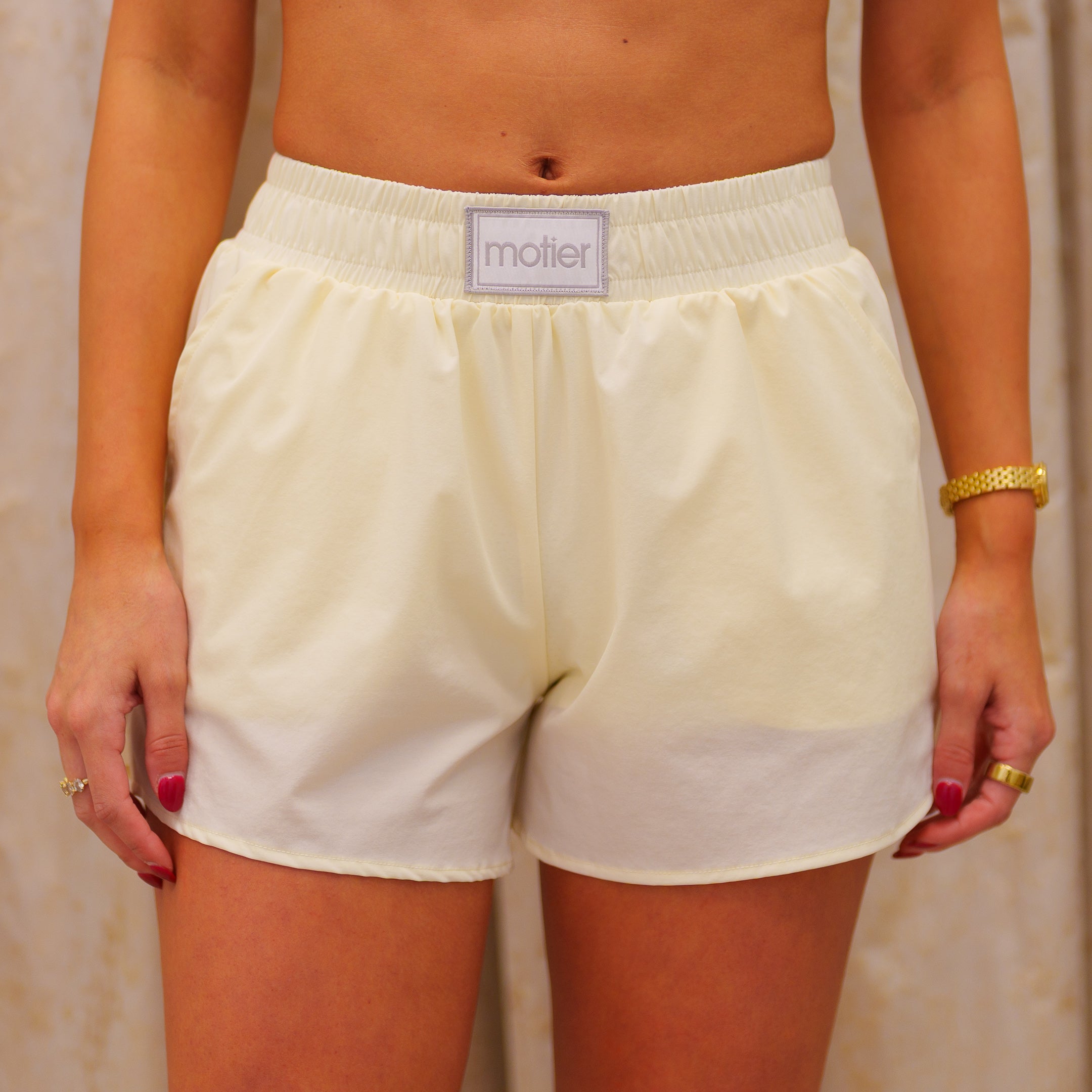 Solace Active Short (Pale Yellow)