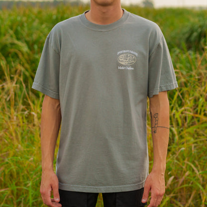 The Sportsman's Paradise Luxe Tee (Moon Mist) - Motier Lafayette 