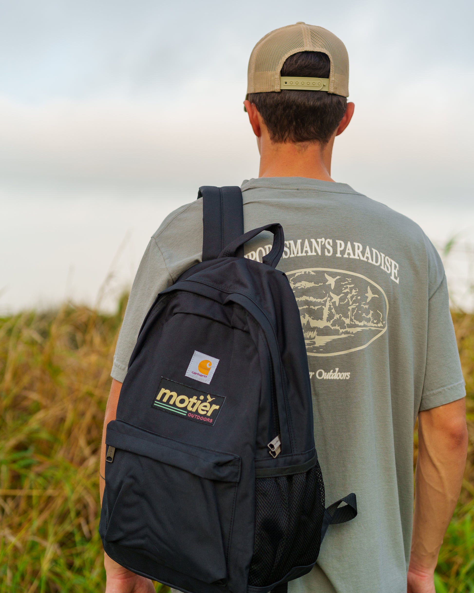 The Sportsman's Paradise Luxe Tee (Moon Mist) - Motier Lafayette 