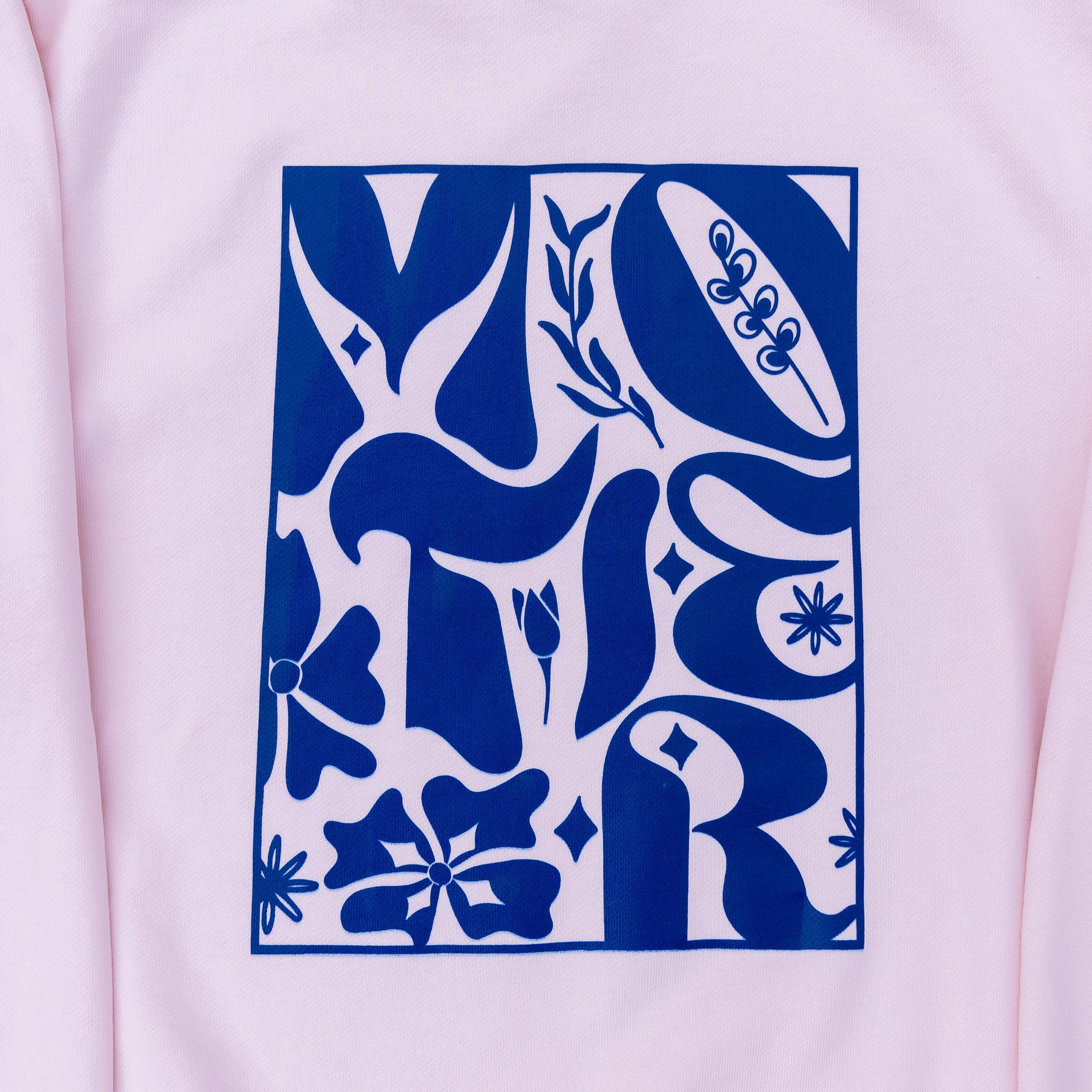 Motier Spring Floral Luxe Crewneck (Vanilla Cream) - Motier Lafayette 