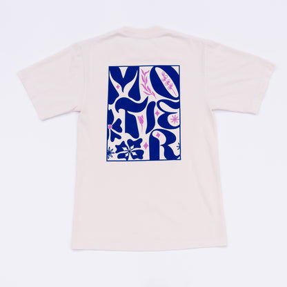 Motier Spring Floral Luxe Tee (Ivory)