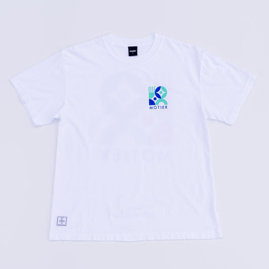 The Spring Mosaic Luxe Tee (White)