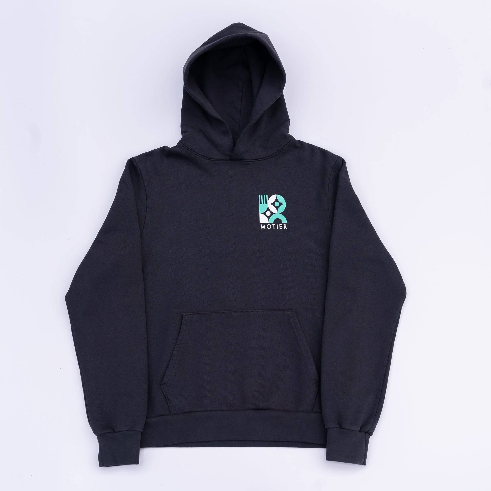 The Spring Mosaic Luxe Hoodie (Asphalt) - Motier Lafayette 