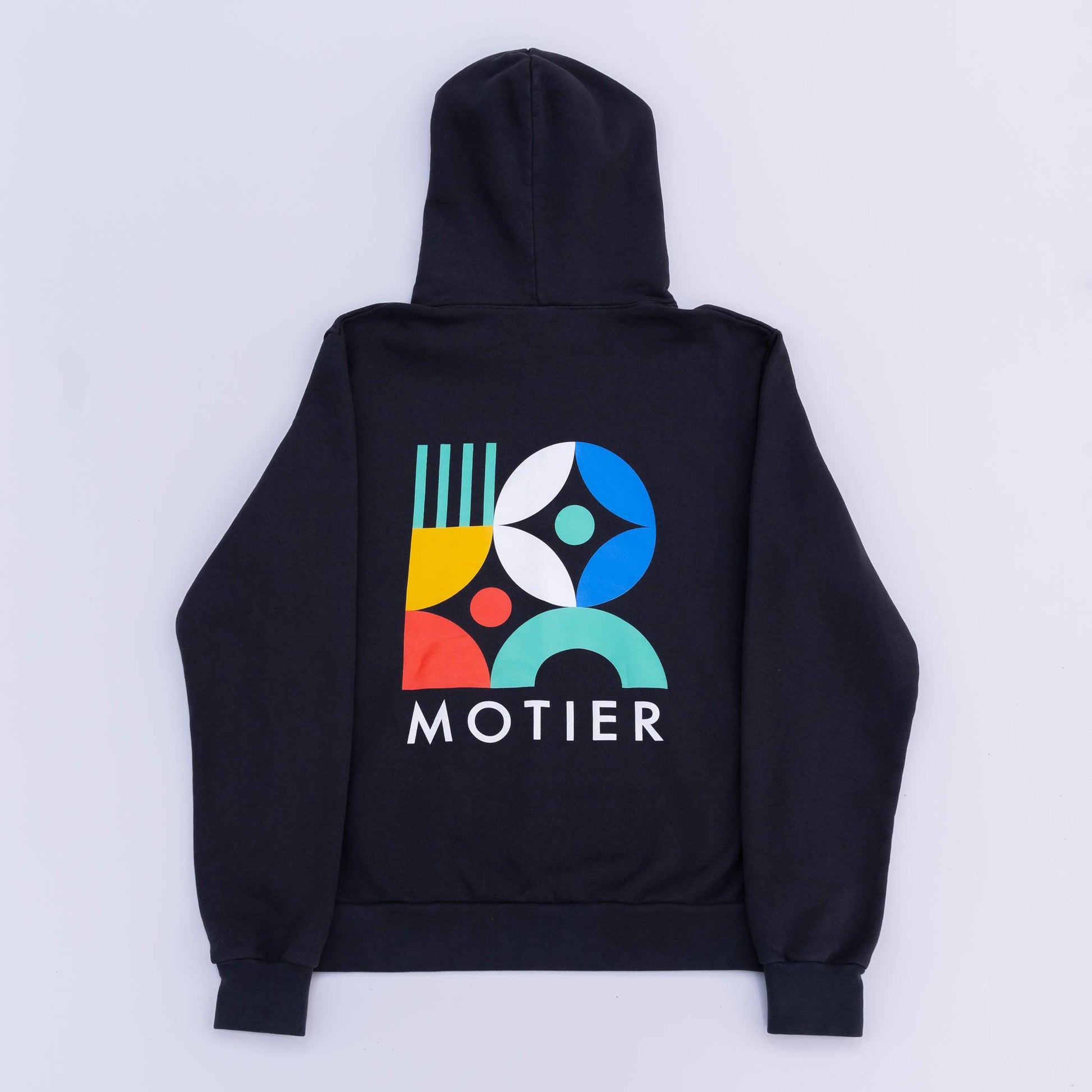 The Spring Mosaic Luxe Hoodie (Asphalt) - Motier Lafayette 