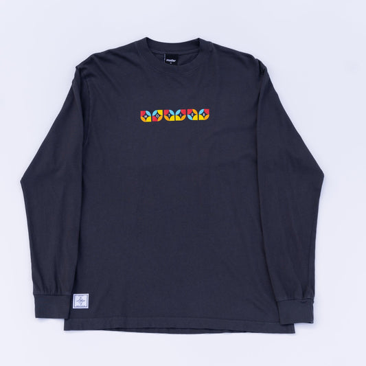 Stained Glass L/S Luxe Tee (Asphalt)