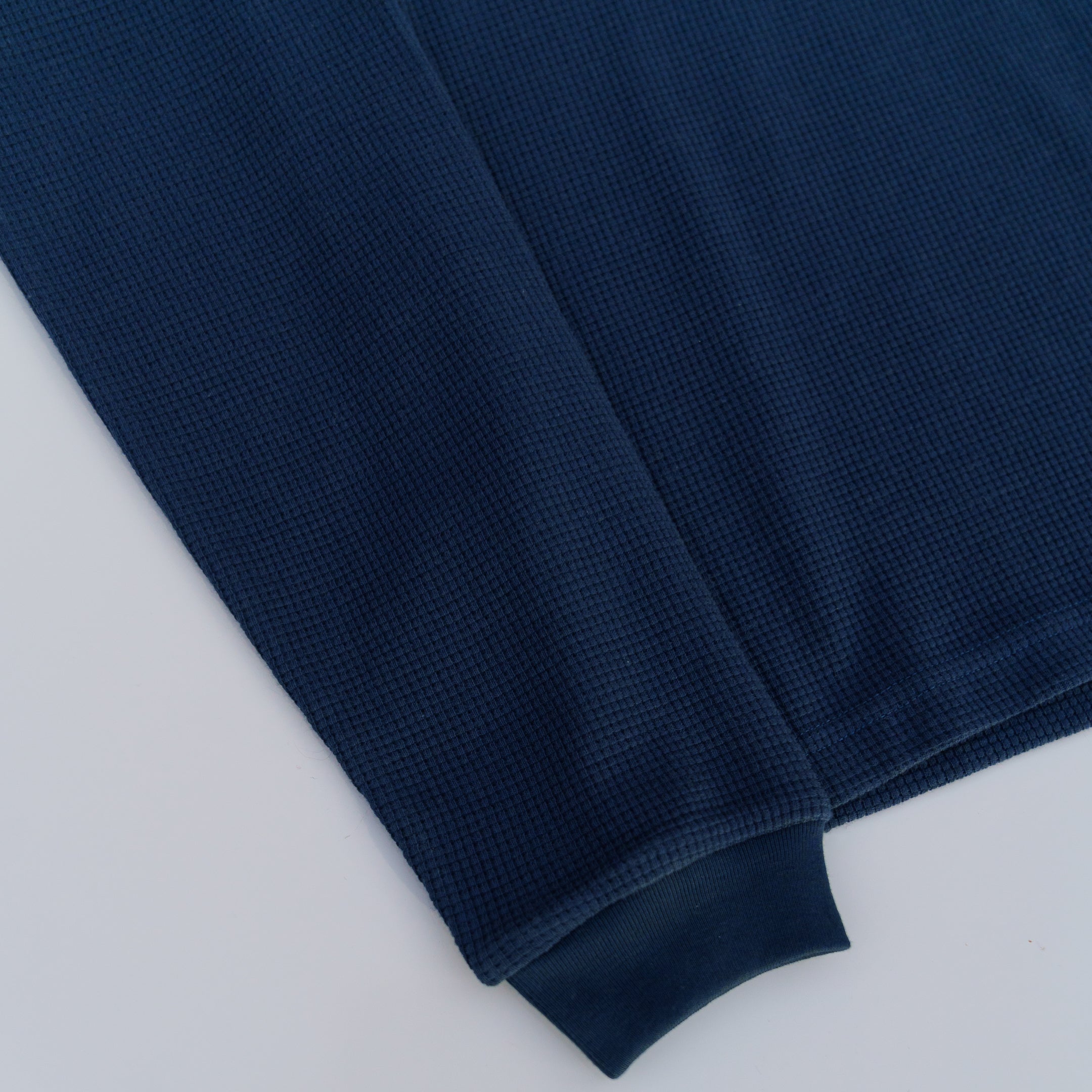 The Sterling Long Sleeve Waffle Tee II (True Navy)