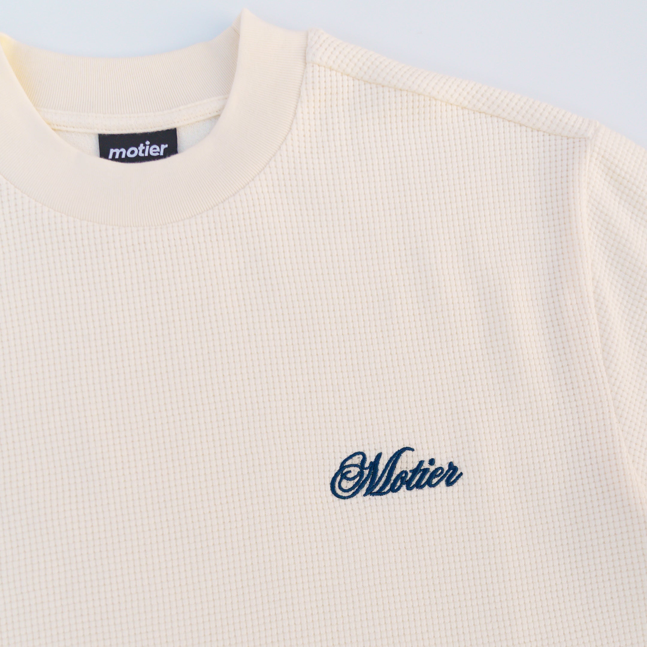 The Sterling Waffle Tee II (Cream)