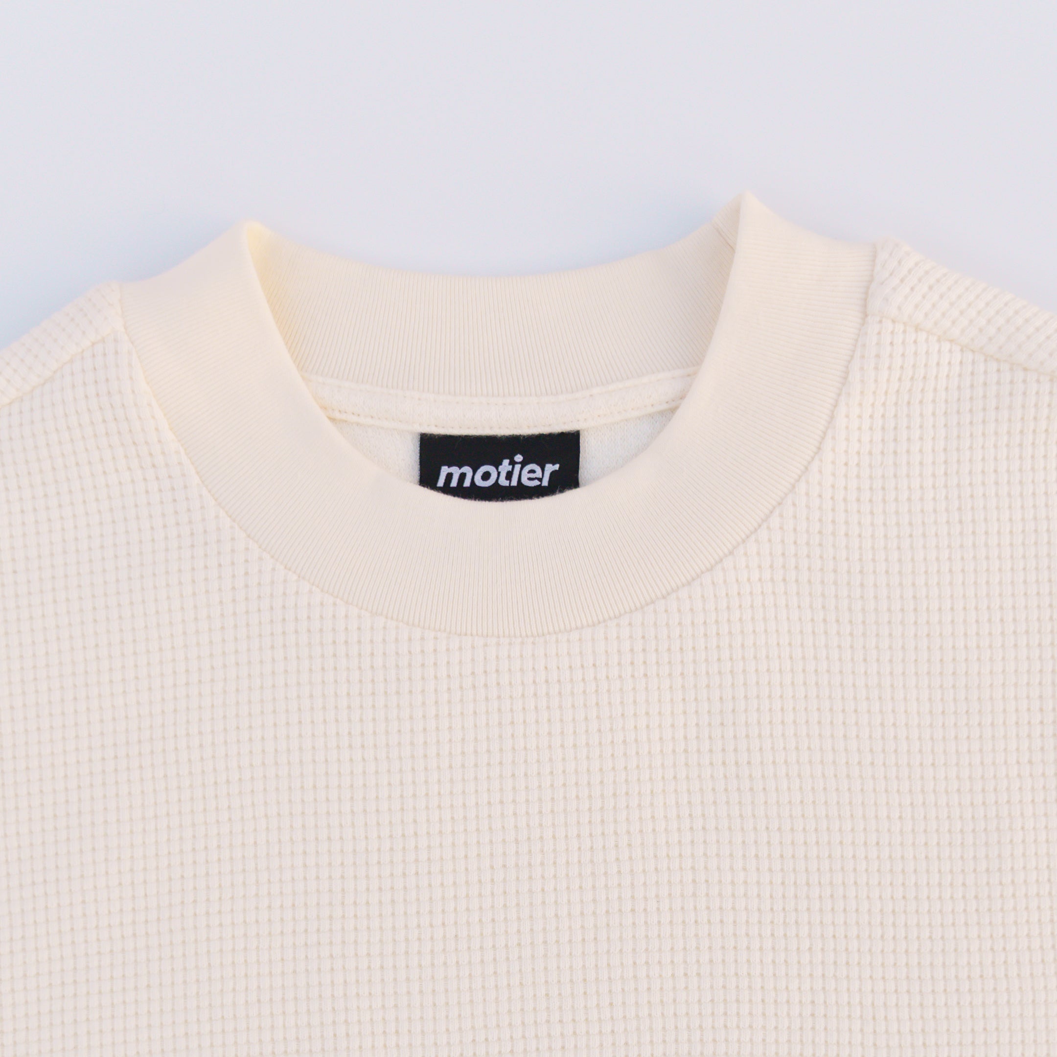 The Sterling Waffle Tee II (Cream)