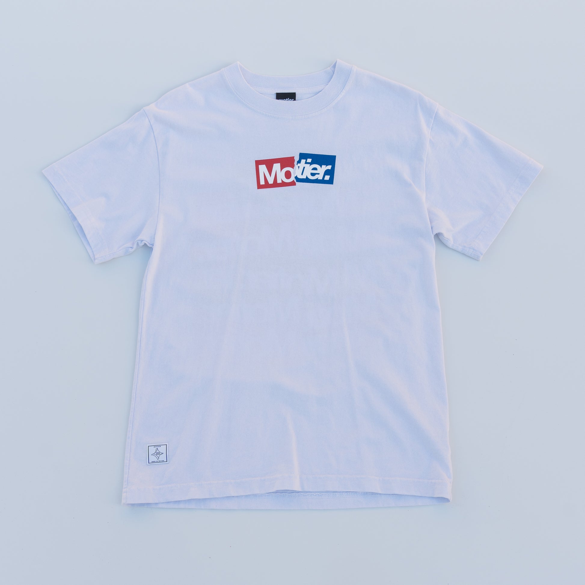 The Sticker Slaps Luxe Tee (Cloud) - Motier Lafayette 