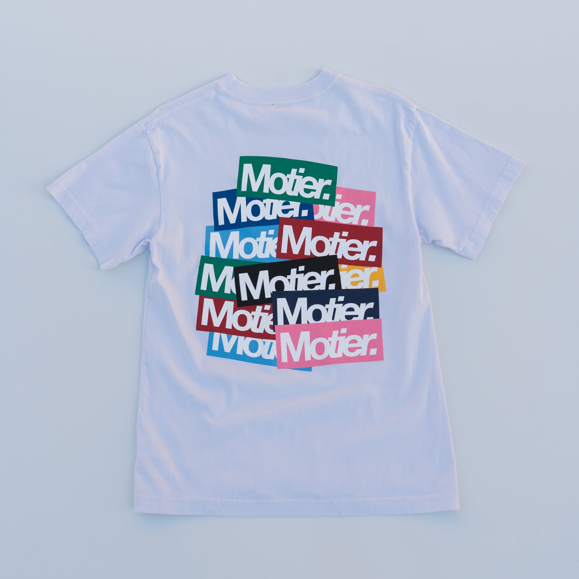The Sticker Slaps Luxe Tee (Cloud) - Motier Lafayette 