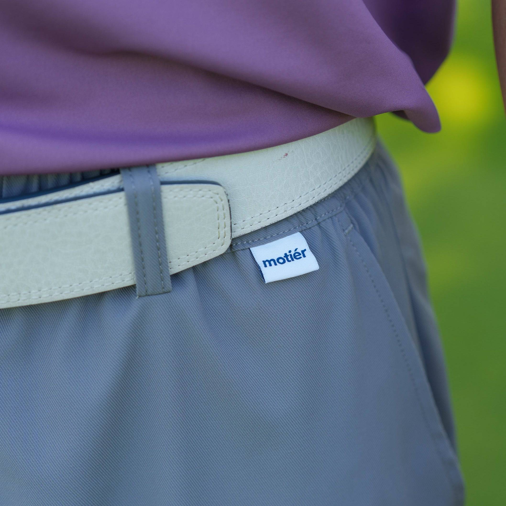 The Range Golf Shorts II (Light Grey) - Motier Lafayette 
