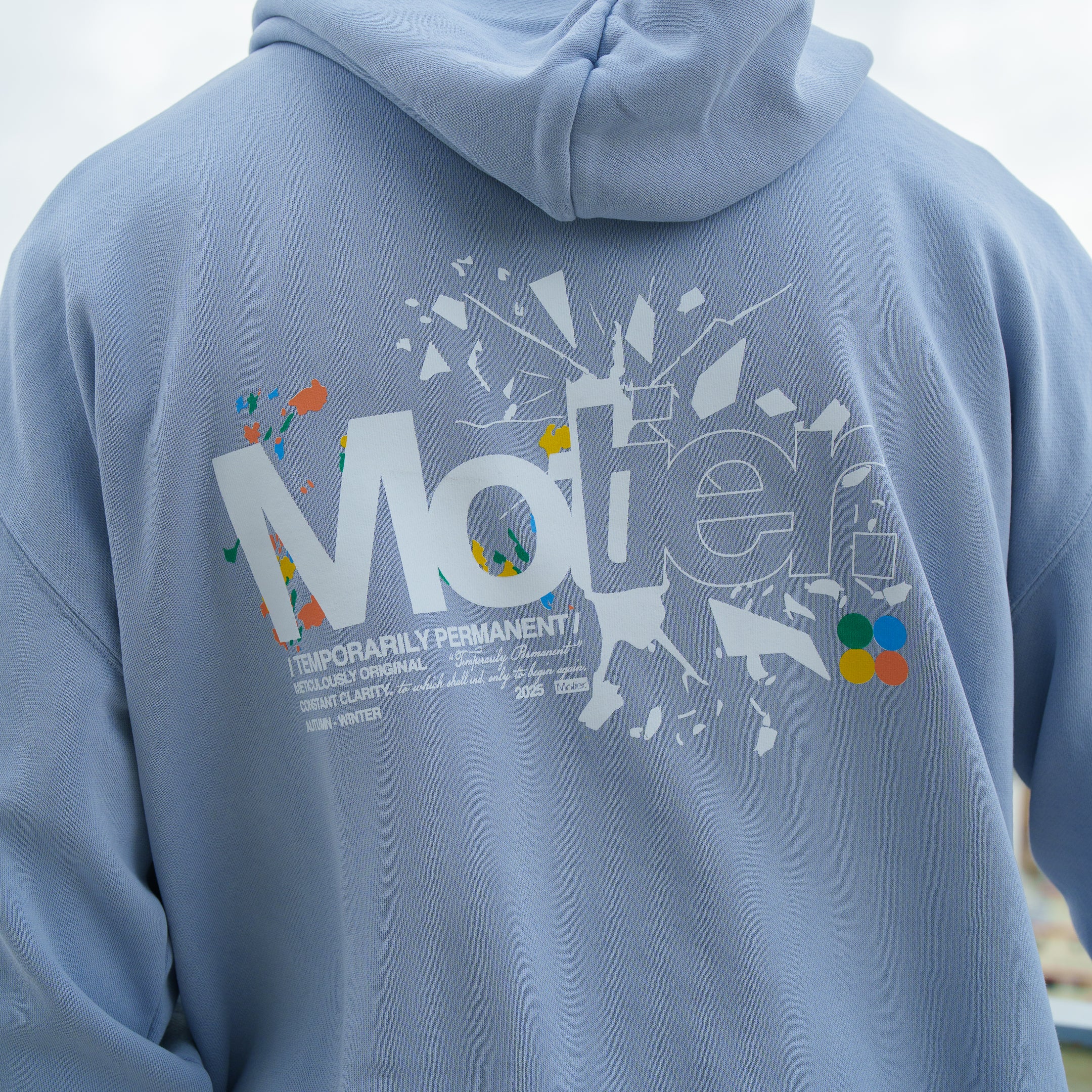 Temporarily Permanent Luxe Hoodie (Baby Blue)