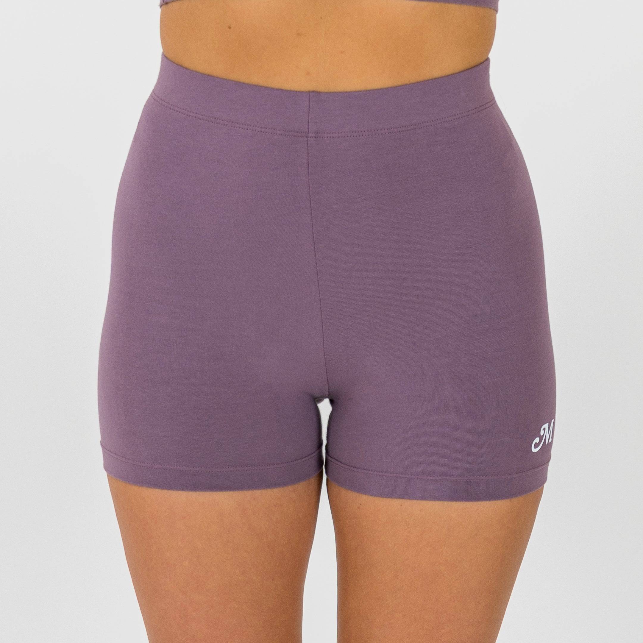 Motier Tennis Club Biker Shorts (Amethyst) - Motier Lafayette 