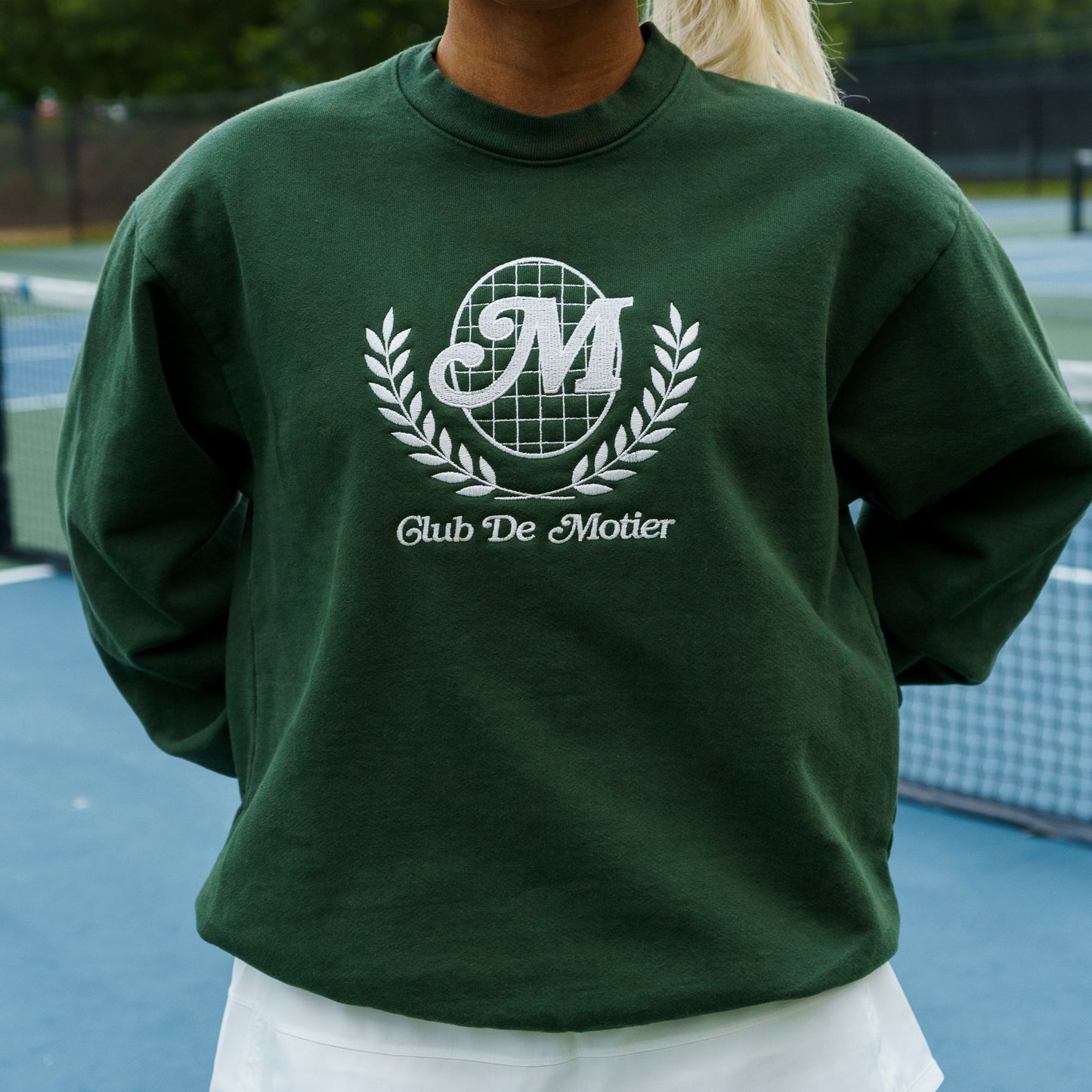 The Motier Tennis Crewneck (Ivy)