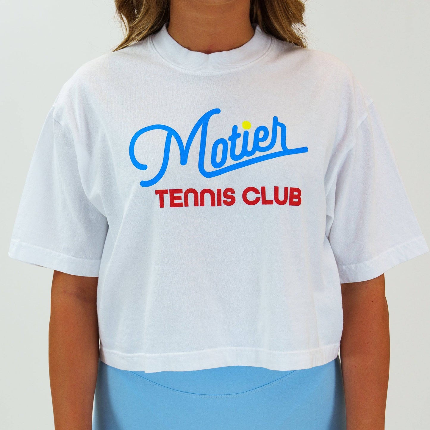 Motier Tennis Club Luxe Crop (White) - Motier Lafayette 