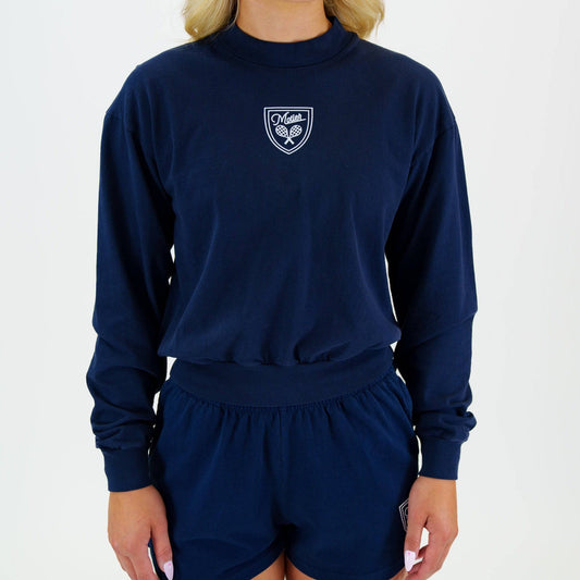 Motier Tennis Club Lightweight Pullover (Navy) - Motier Lafayette 