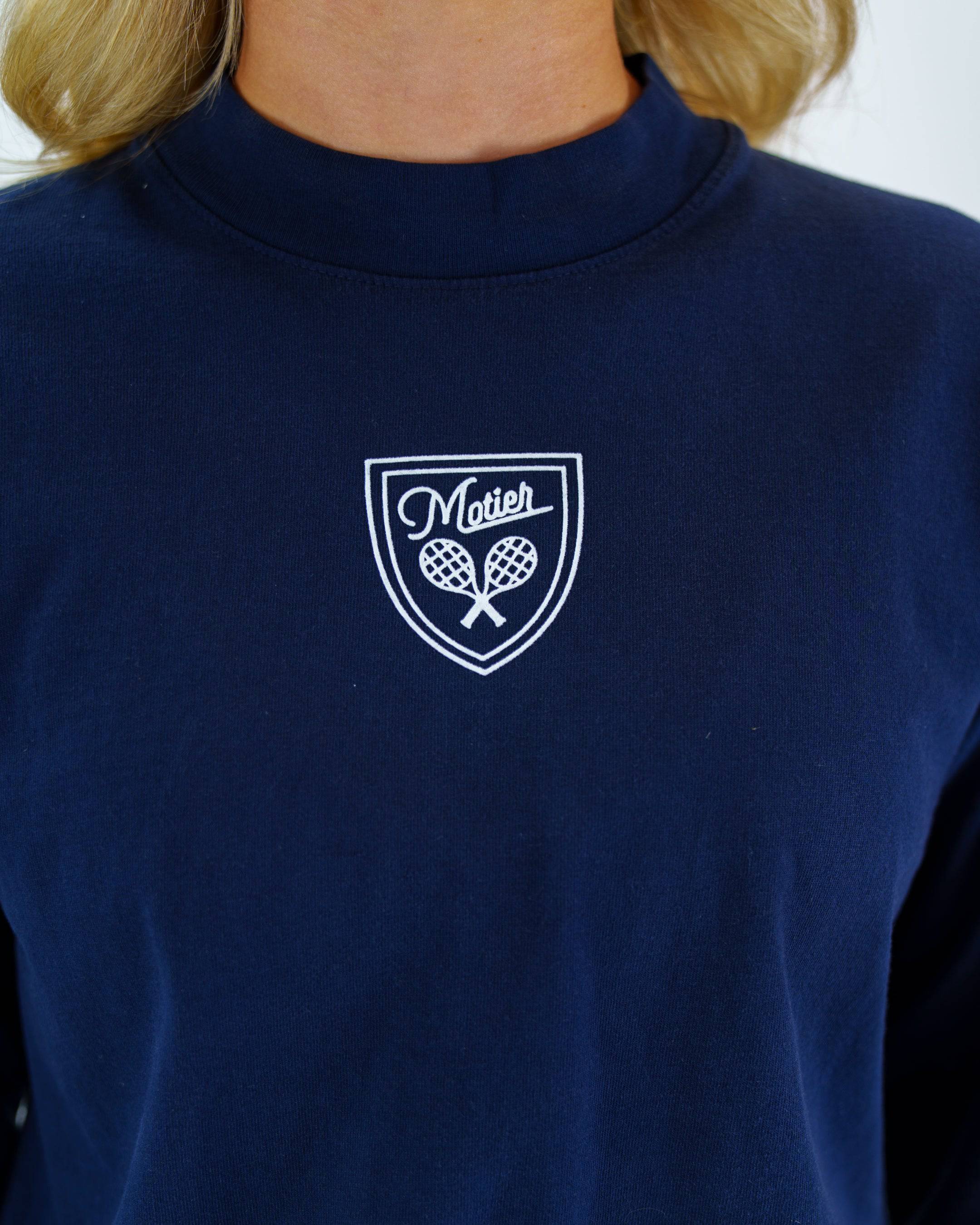 Motier Tennis Club Lightweight Pullover (Navy) - Motier Lafayette 