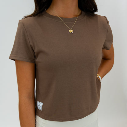 The Go-To Solid Yoga Top (Java) - Motier Lafayette 