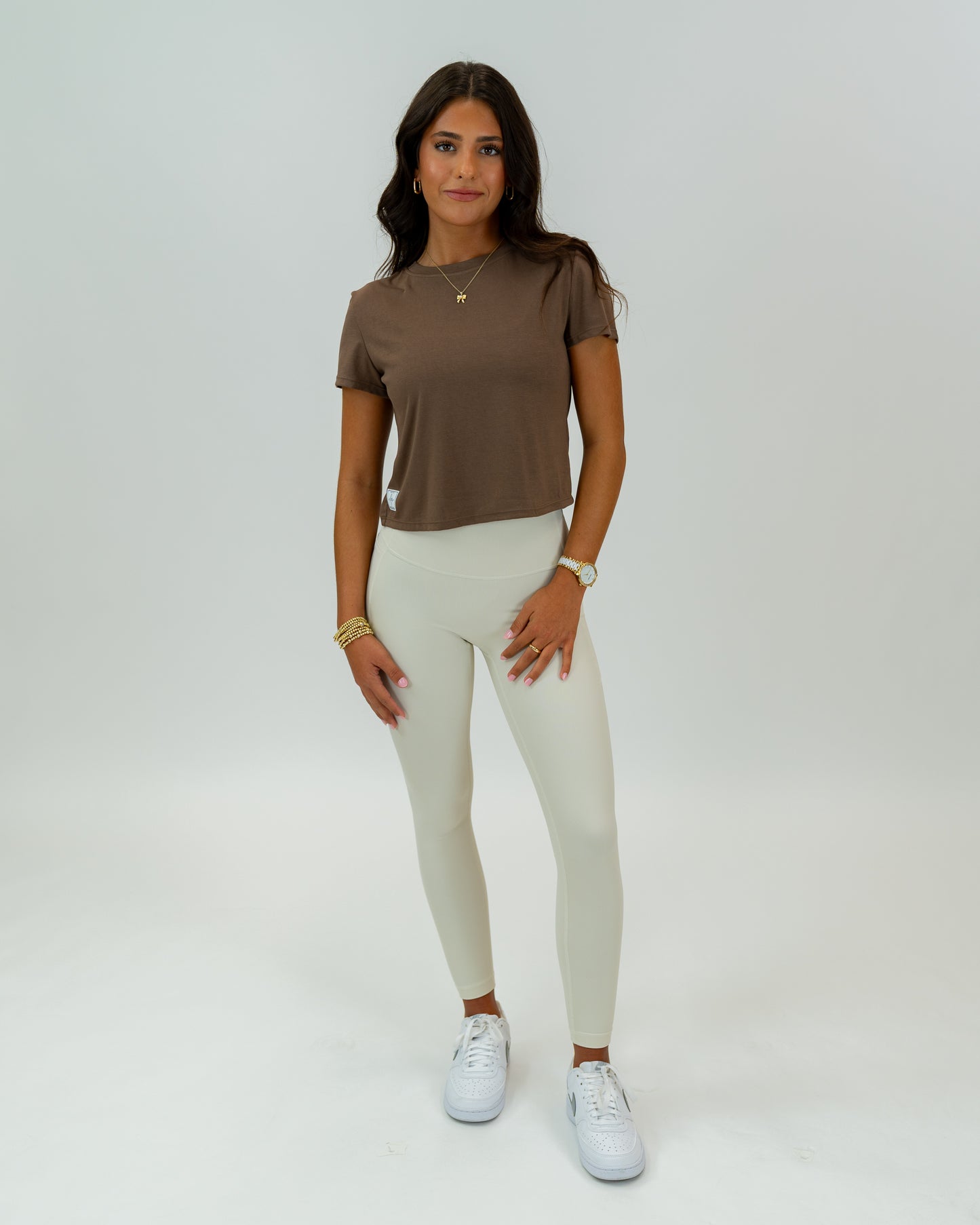 The Go-To Solid Yoga Top (Java) - Motier Lafayette 