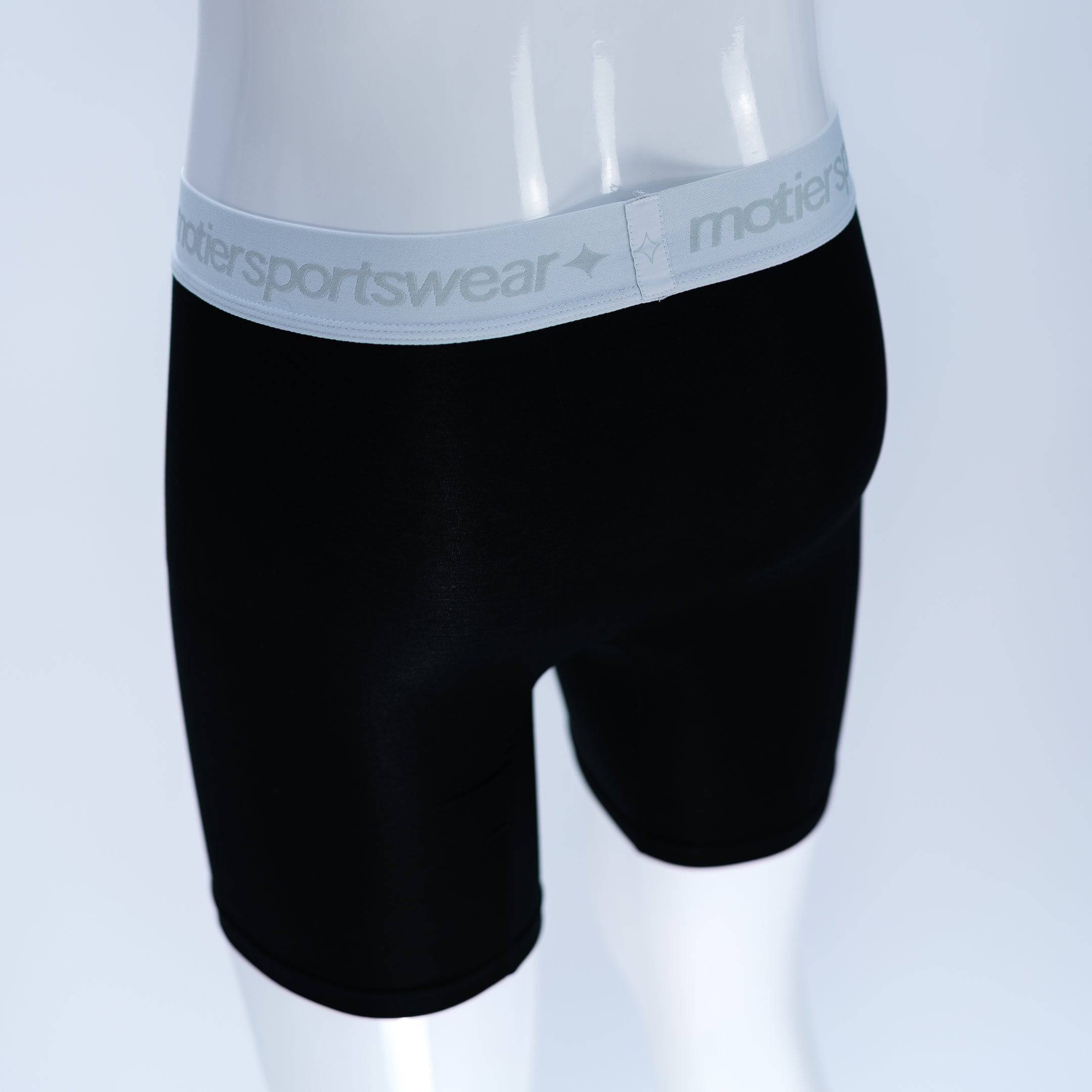 The John Boxer Briefs (Jet Black) - Motier Lafayette 
