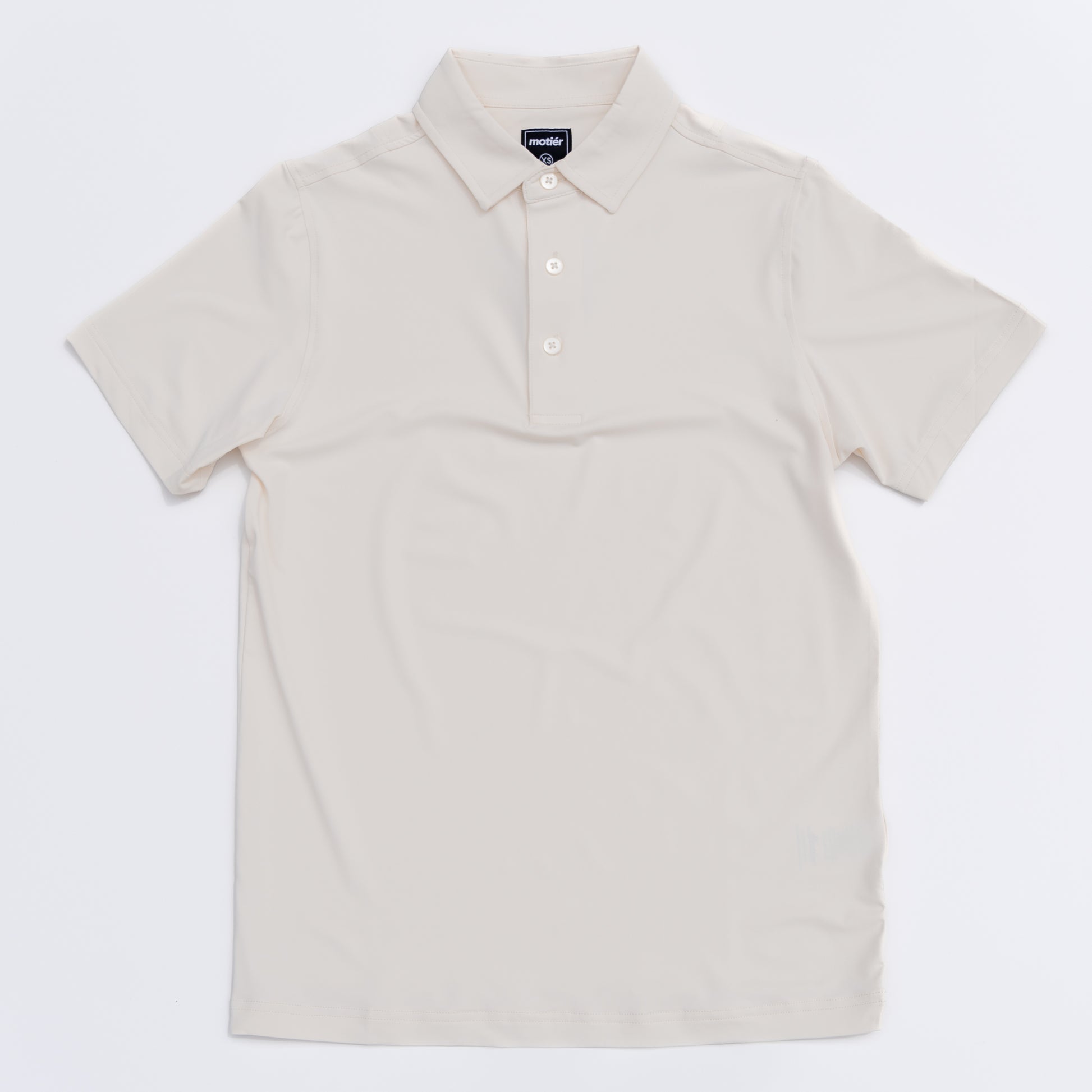 The Motier Tour Golf Polo (Ivory) - Motier Lafayette 