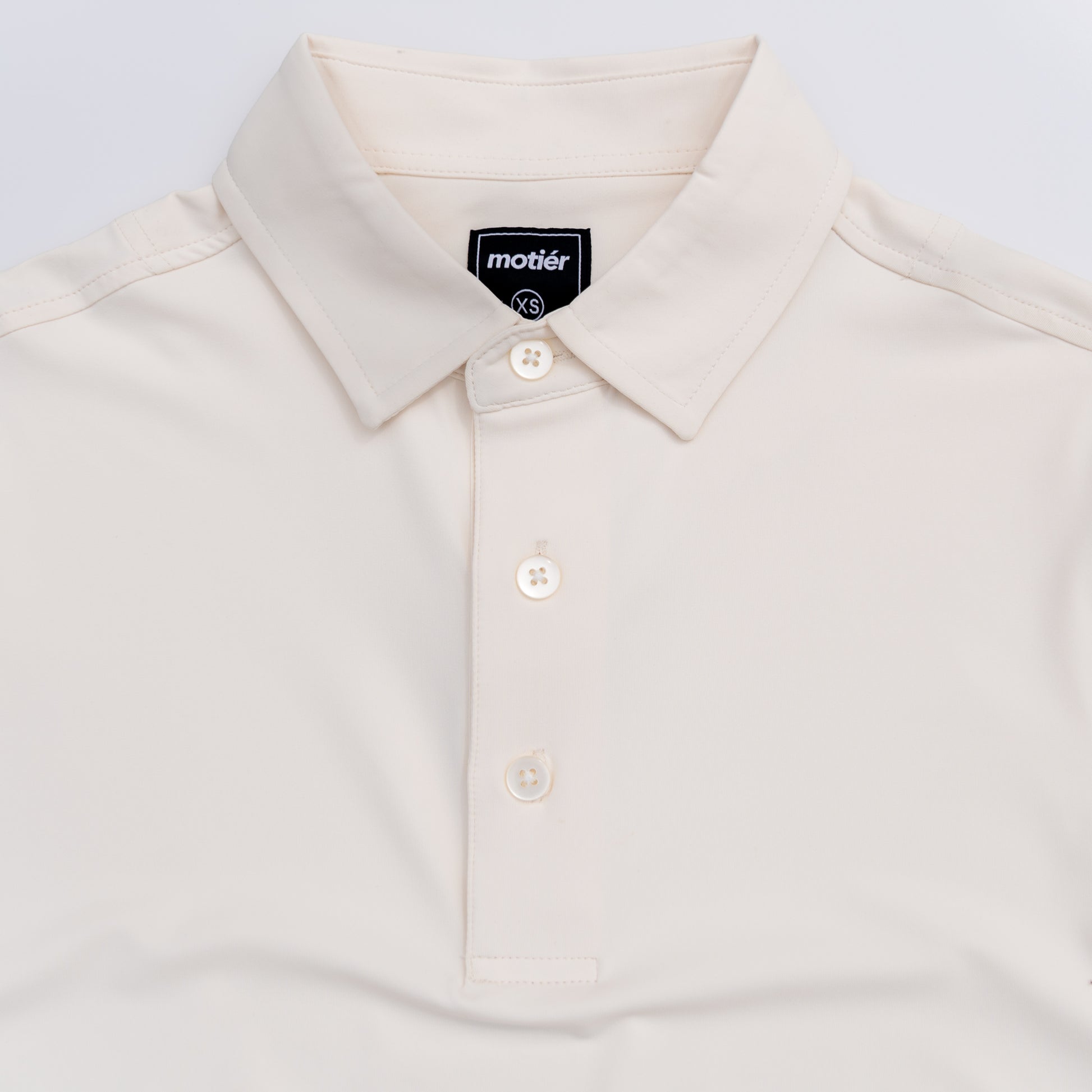 The Motier Tour Golf Polo (Ivory) - Motier Lafayette 