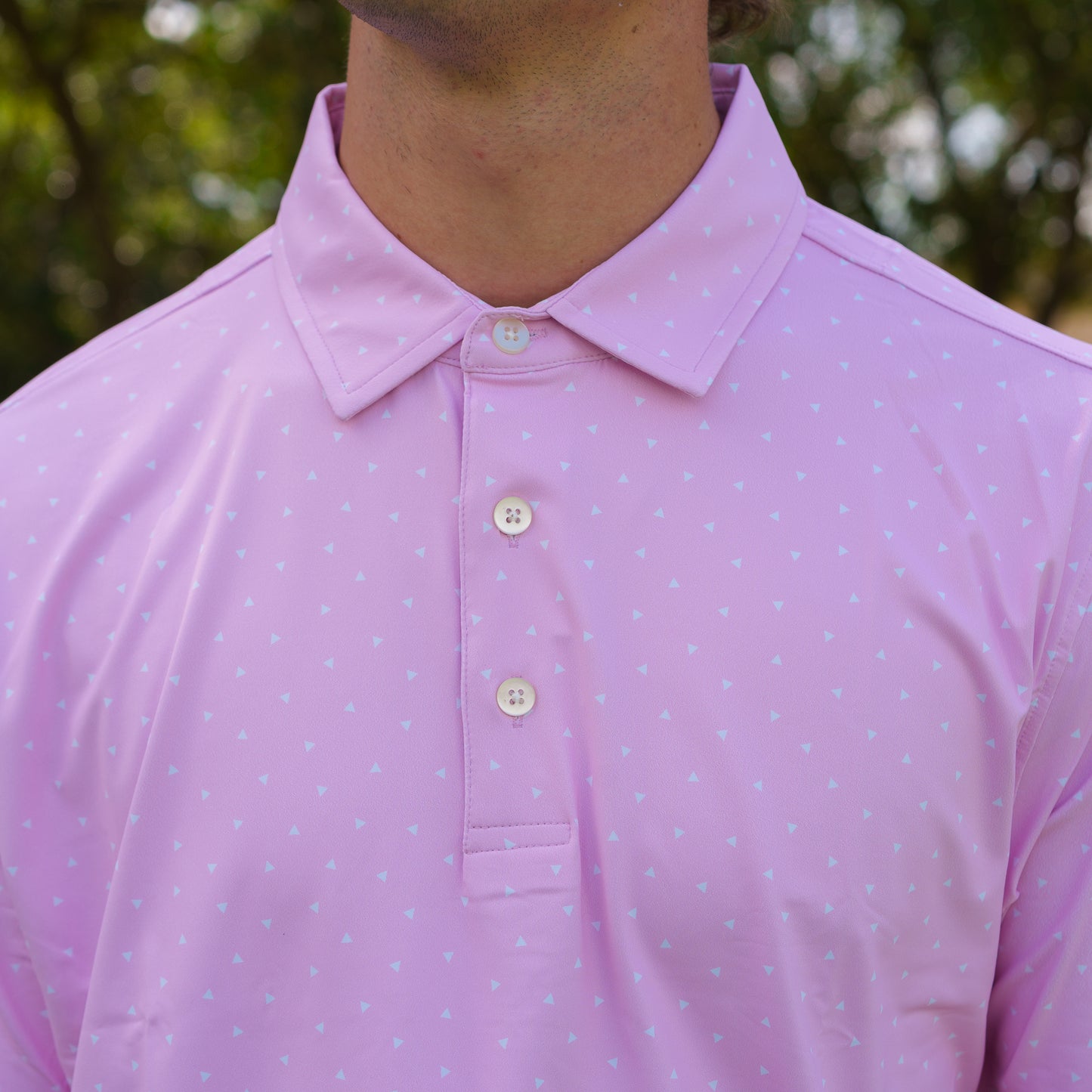The Motier Tour Pennant Polo (Azalea)