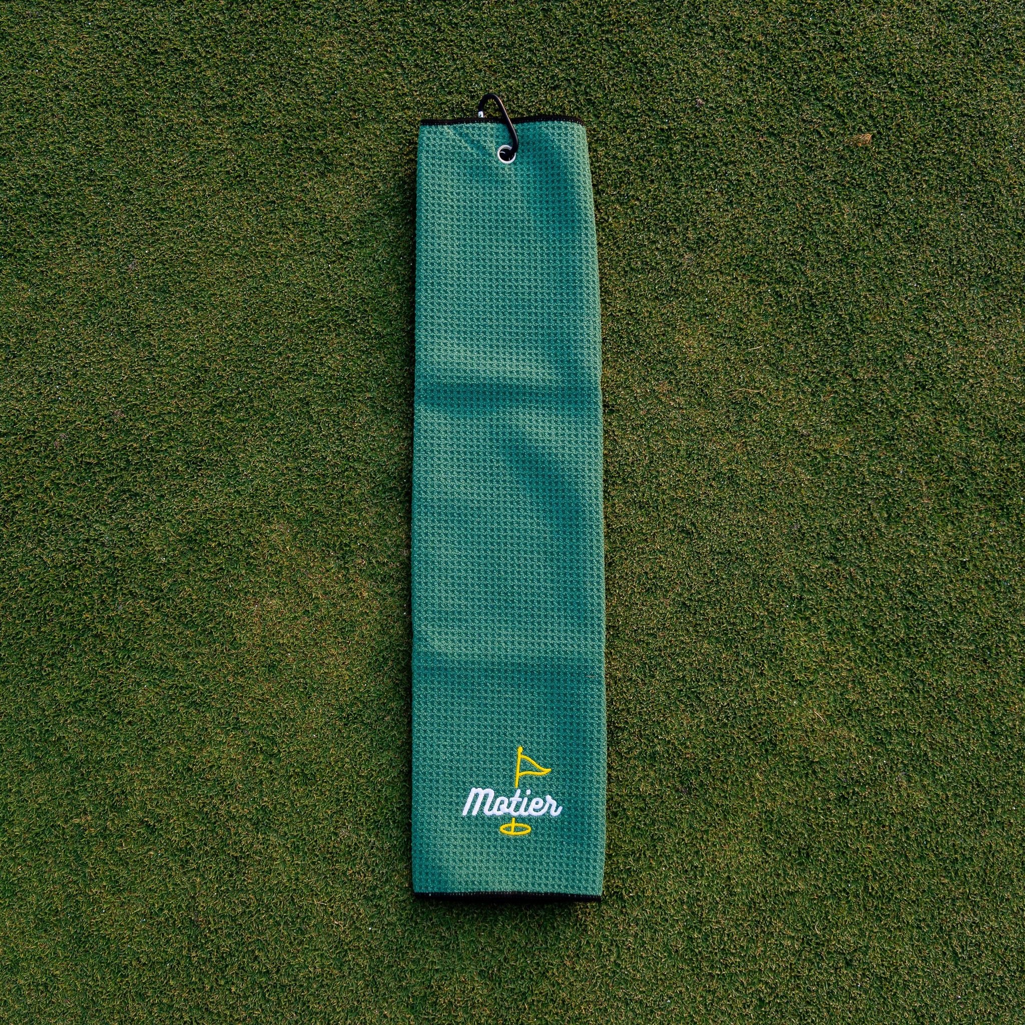 The Pin MicroFiber Golf Towel (Masters Green) - Motier Lafayette 