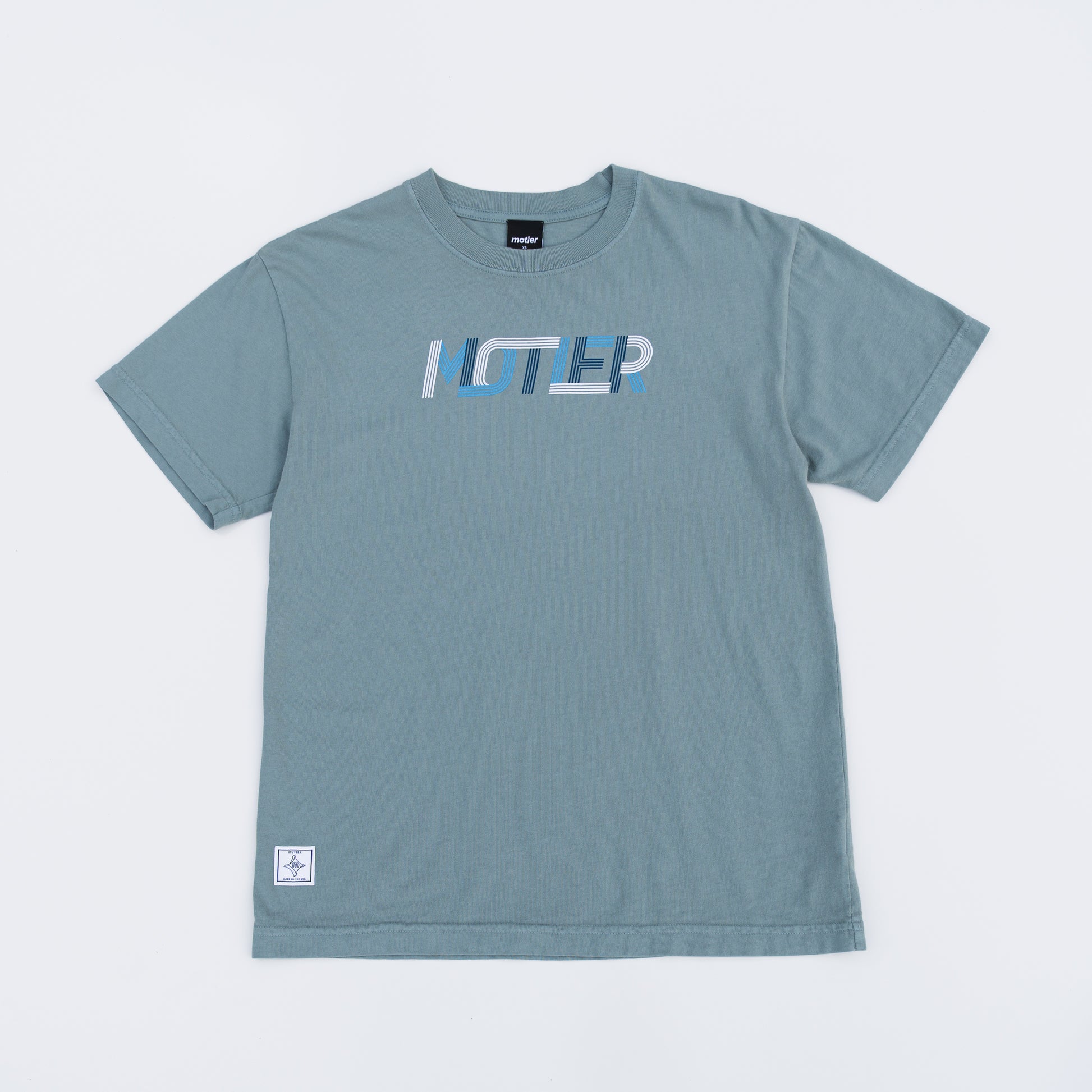 The Transit Luxe Tee (Stormy Sea) - Motier Lafayette 