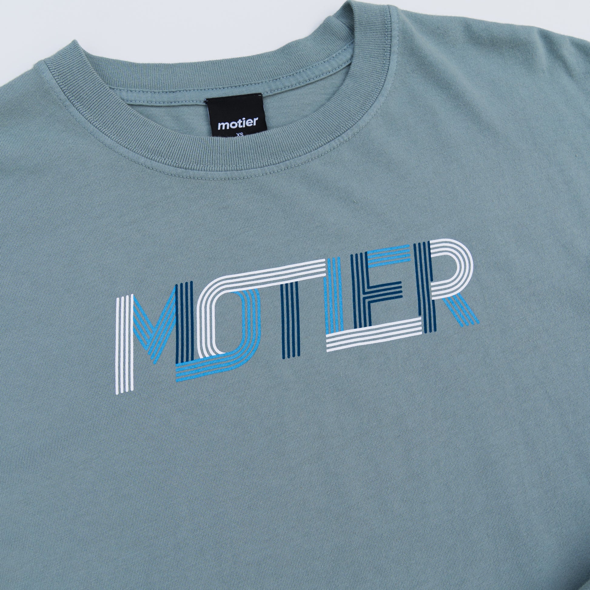 The Transit Luxe Tee (Stormy Sea) - Motier Lafayette 