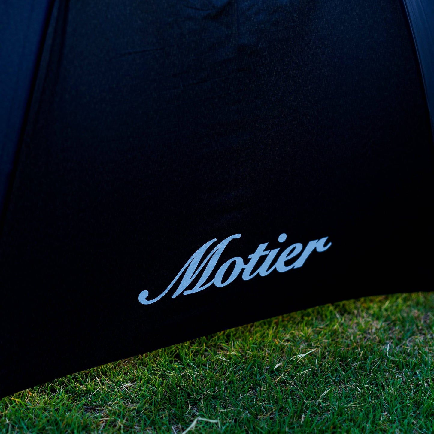 The Motier Script Umbrella (Black)