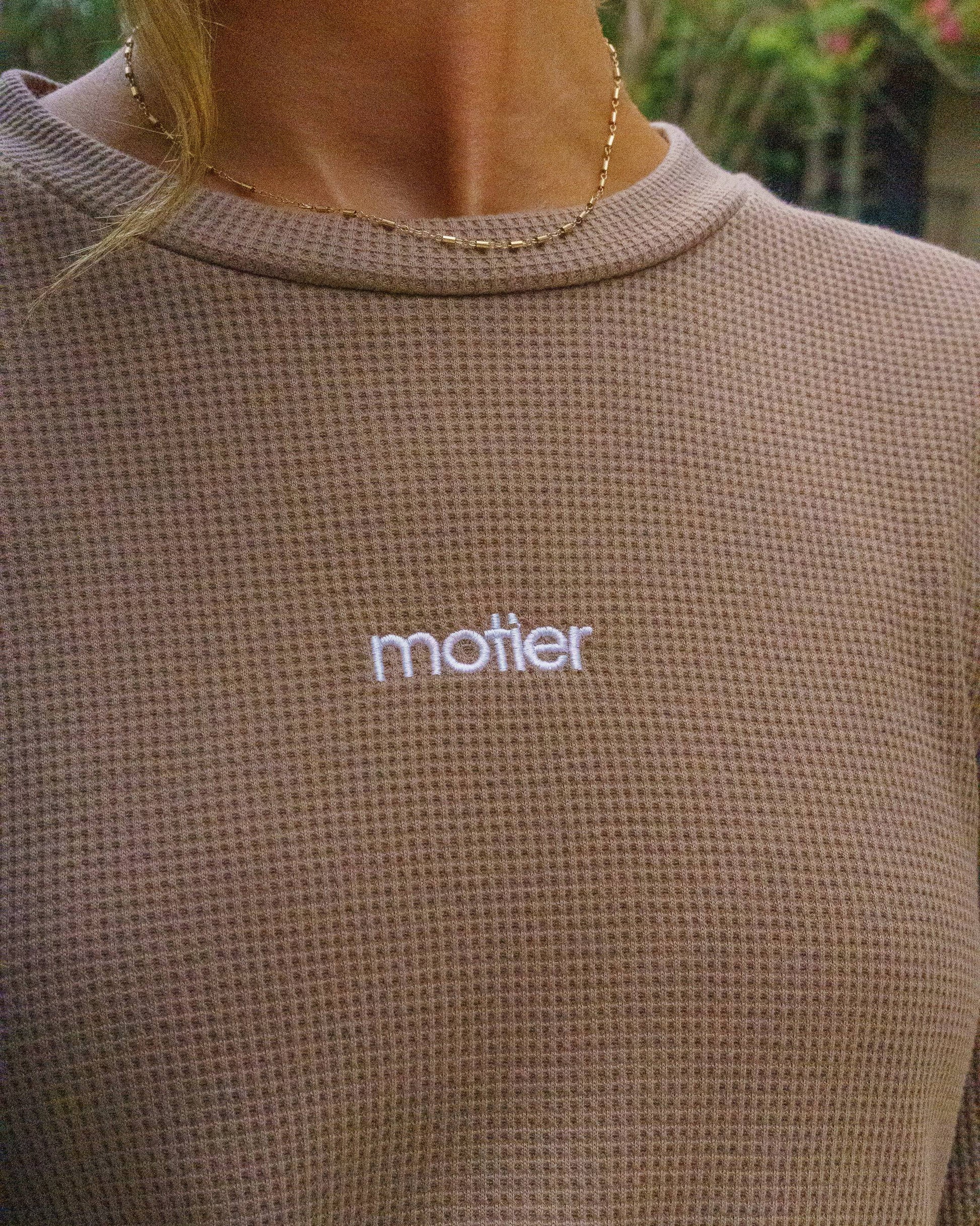 The Waffle Knit Pullover (Brown) - Motier Lafayette 
