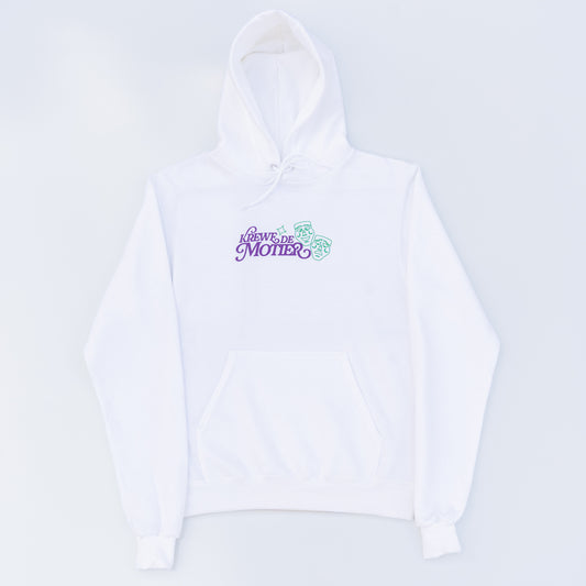 The Krewe De Motier 2025 Hoodie (White) - Motier Lafayette 