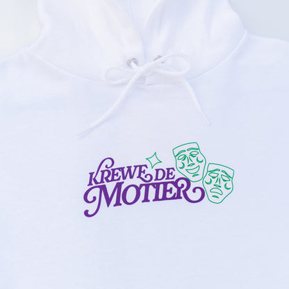 The Krewe De Motier 2025 Hoodie (White) - Motier Lafayette 