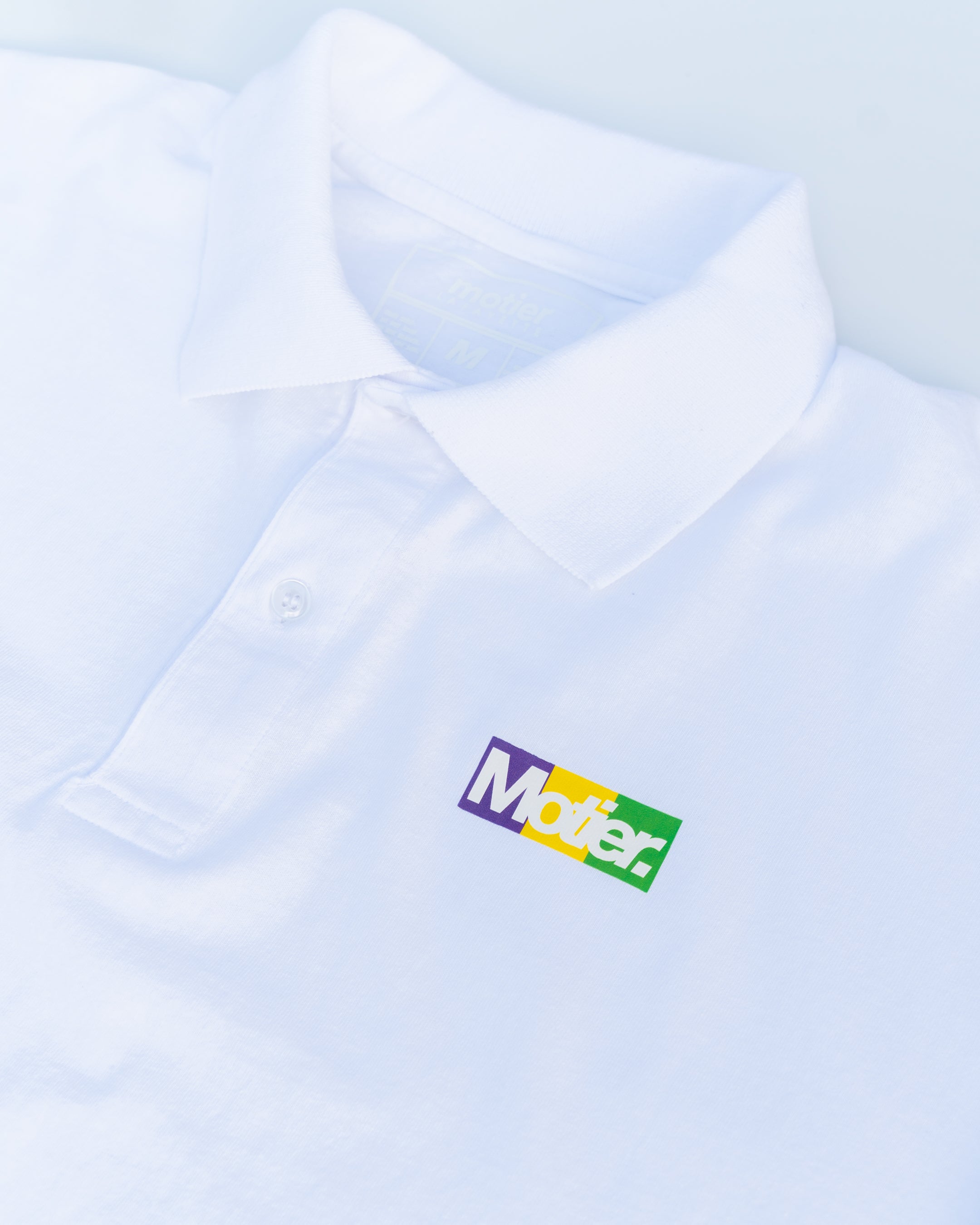 The Krewe De Motier L/S Polo (White) - Motier Lafayette 