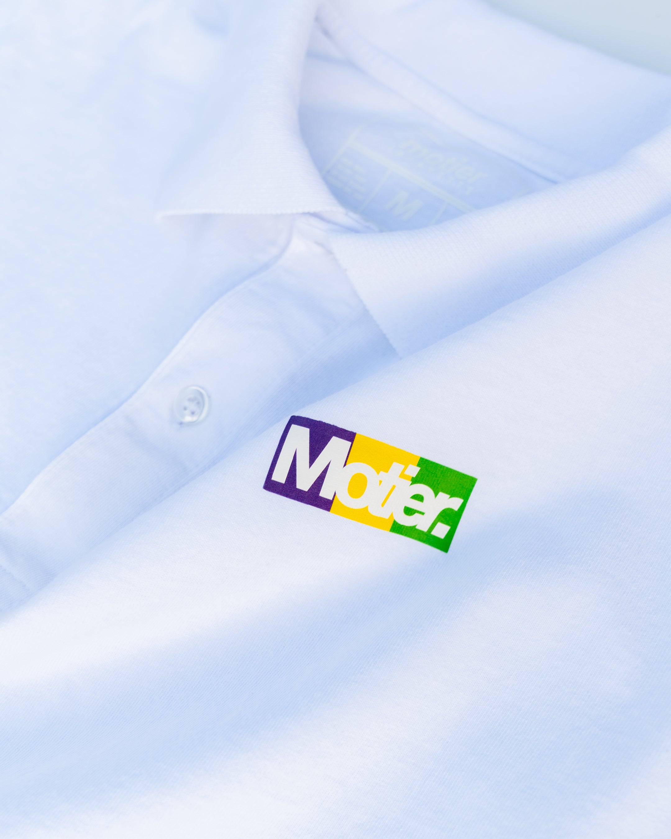 The Krewe De Motier L/S Polo (White) - Motier Lafayette 