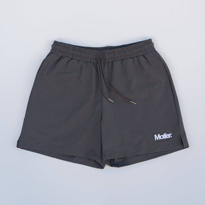 The Winston Seersucker Shorts (Graphite) - Motier Lafayette 