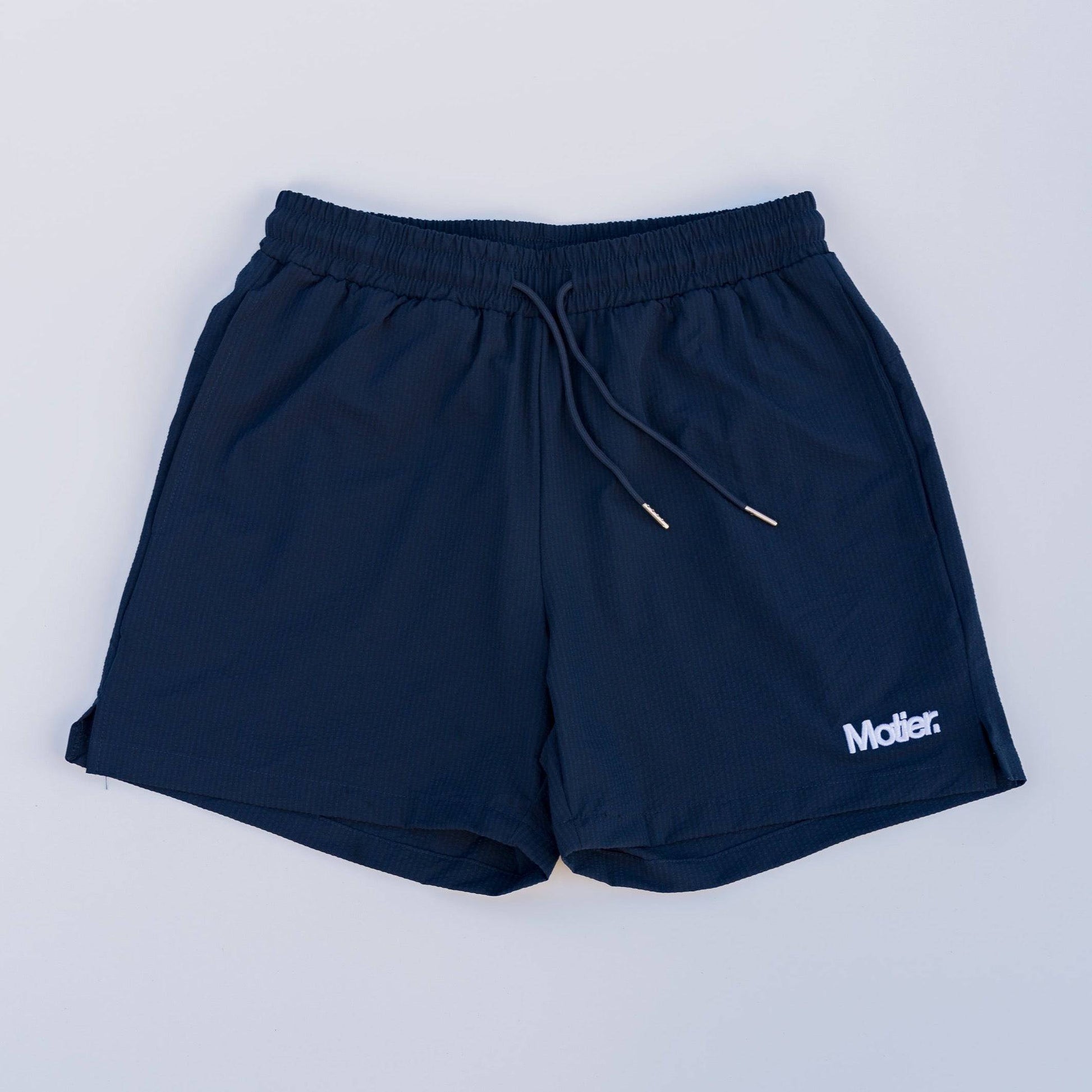 The Winston Seersucker Shorts (Navy) - Motier Lafayette 
